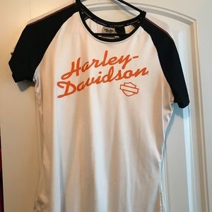 Athletic material Harley Davidson shirt